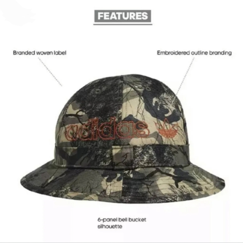 Adidas Real Tree Camo Bucket Hat